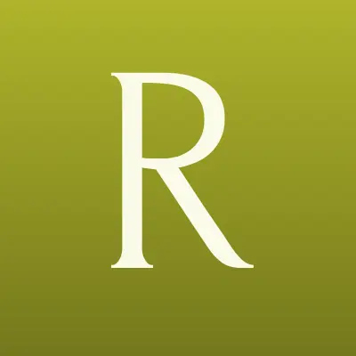 Радуга, магазин канцтоваров, лого-визитка